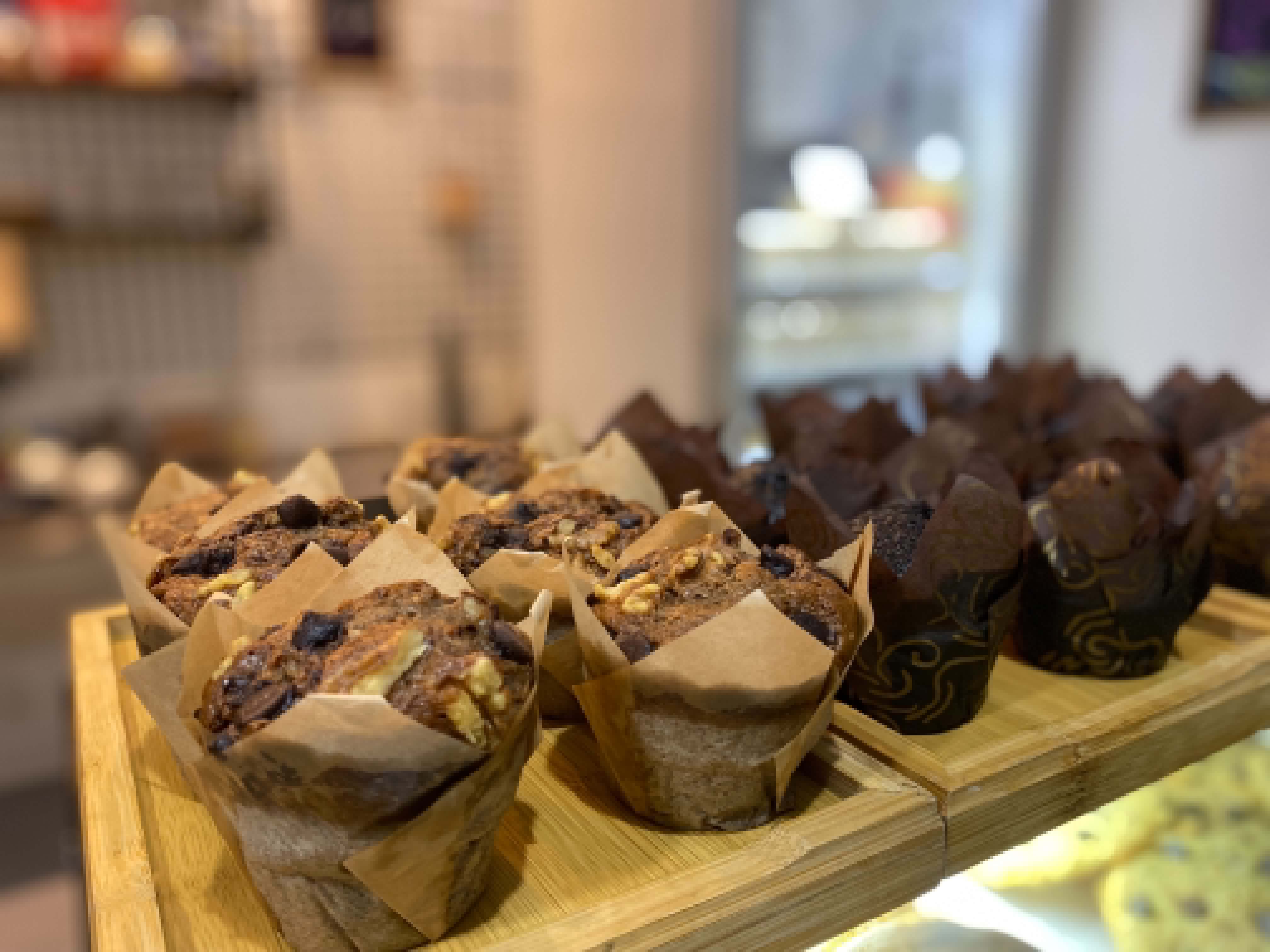 Baked treats in the Amia’s display